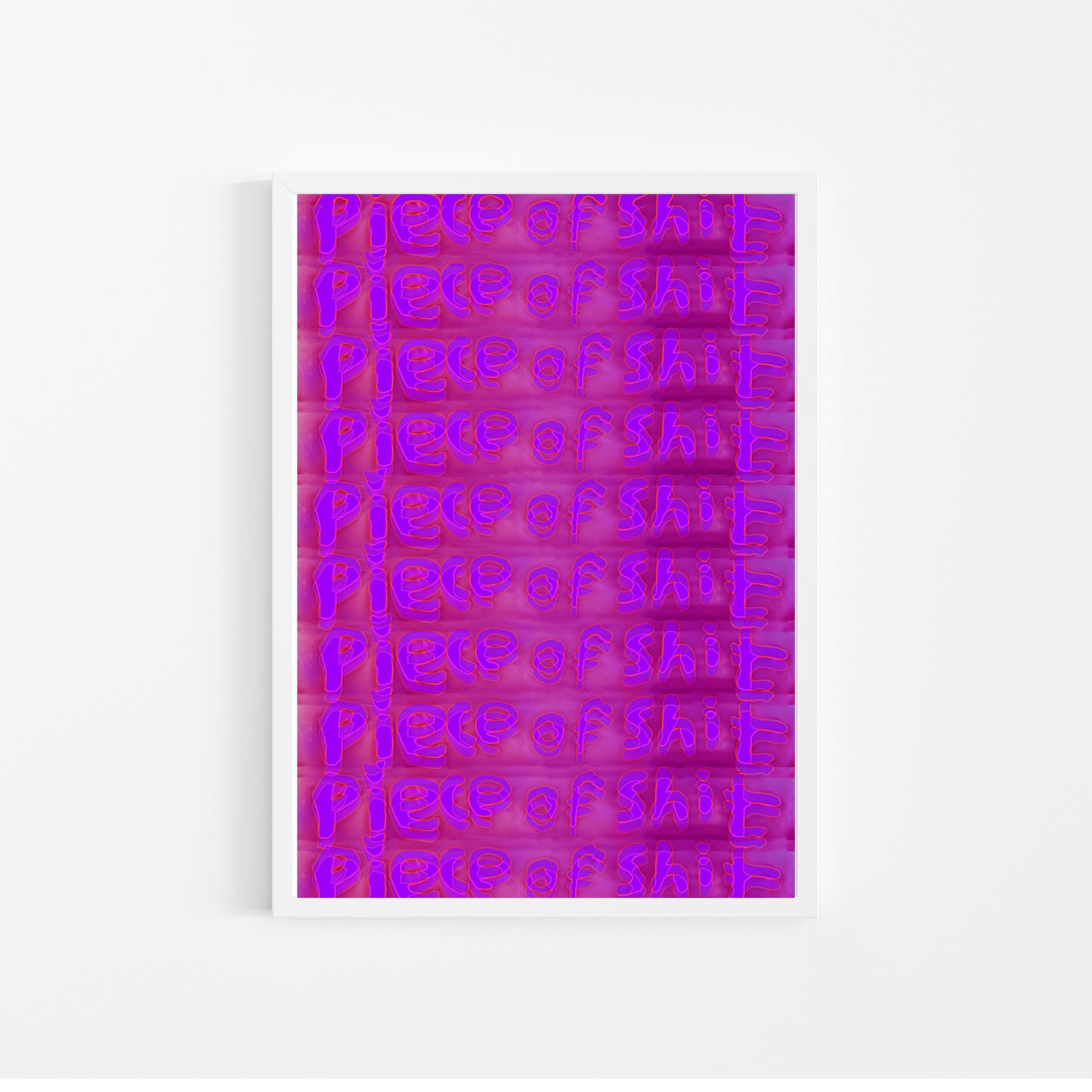 'Piece of s***' Print