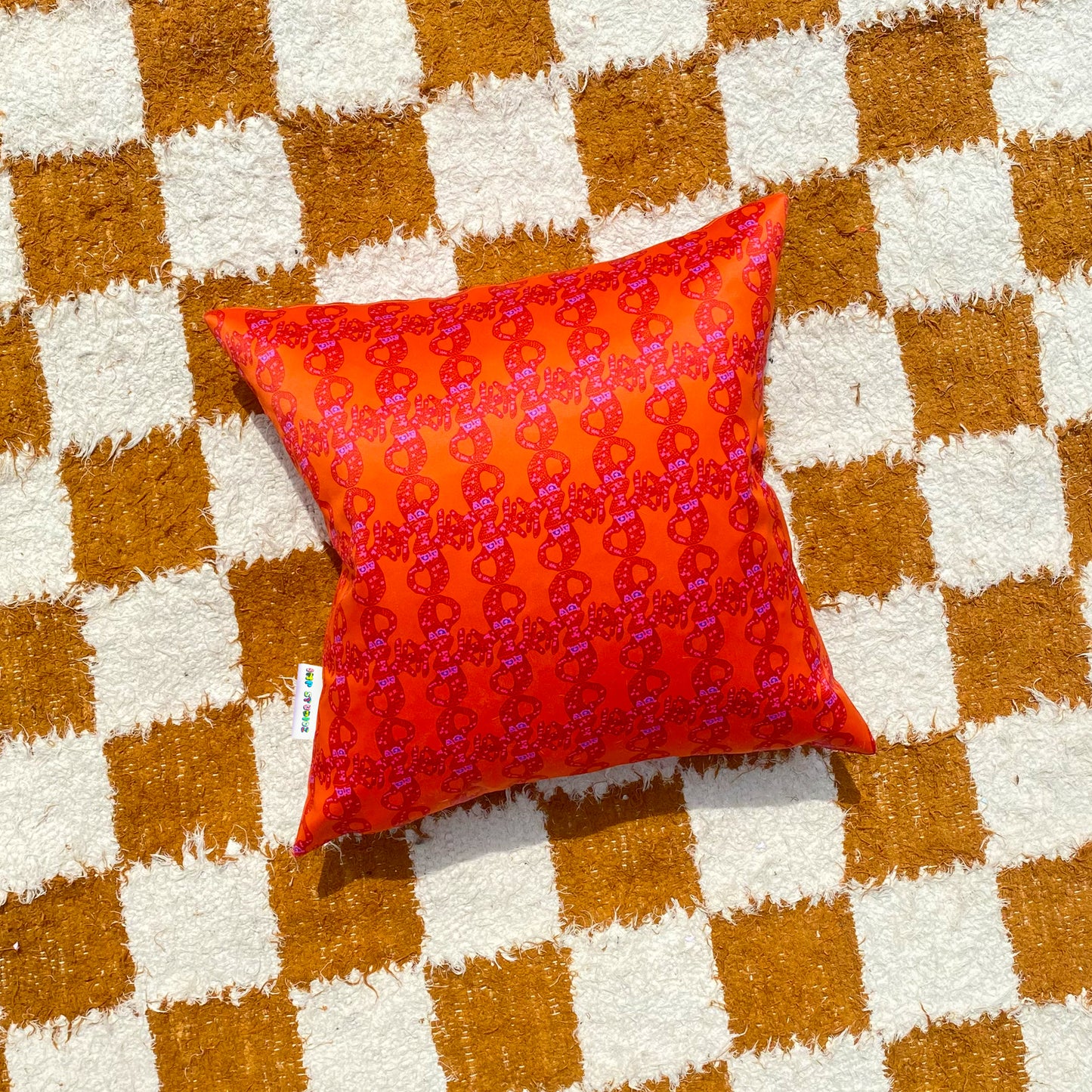 Rabbipoochie Square Cushion