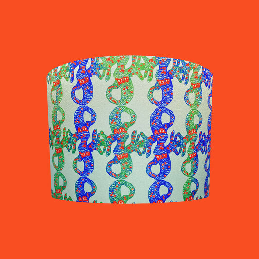 Rabbipoochie Drum Lampshade - Sample