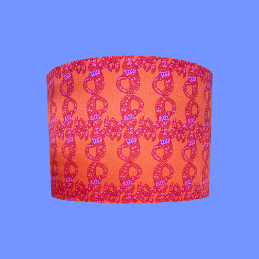 Rabbipoochie Drum Lampshade - Sample